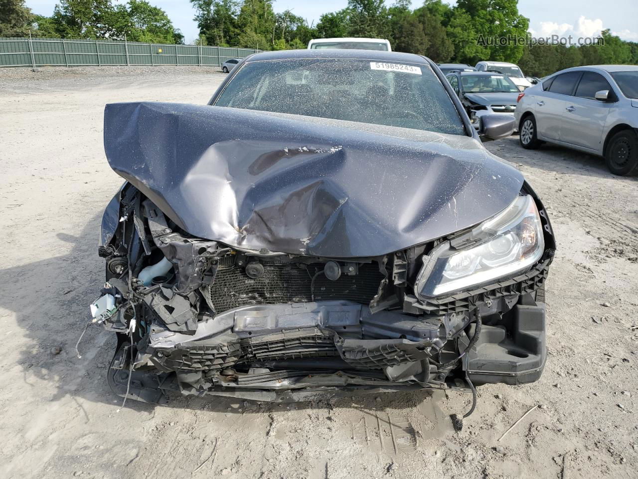 2017 Honda Accord Sport Gray vin: 1HGCR2F54HA303503