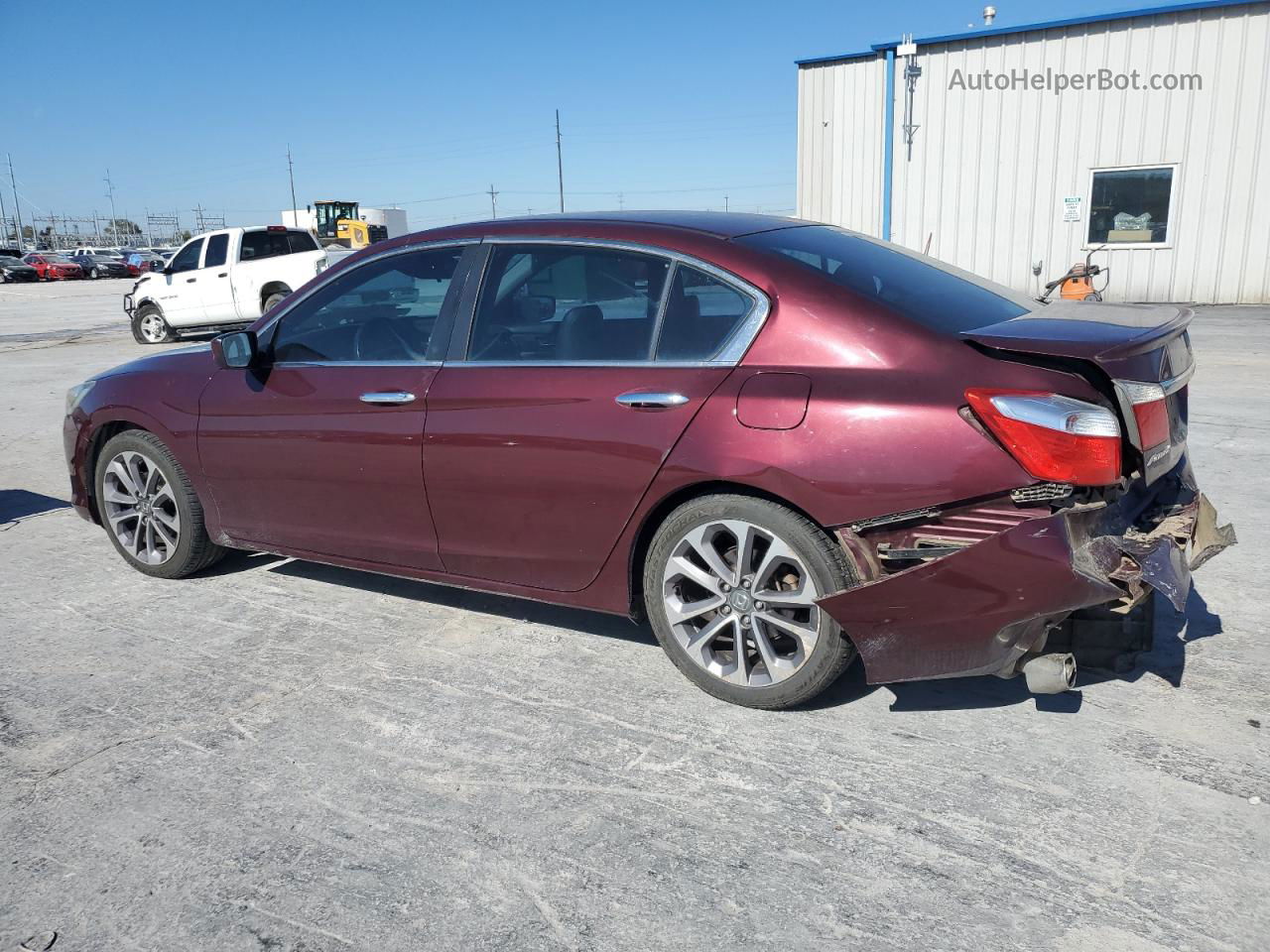 2014 Honda Accord Sport Red vin: 1HGCR2F55EA064037