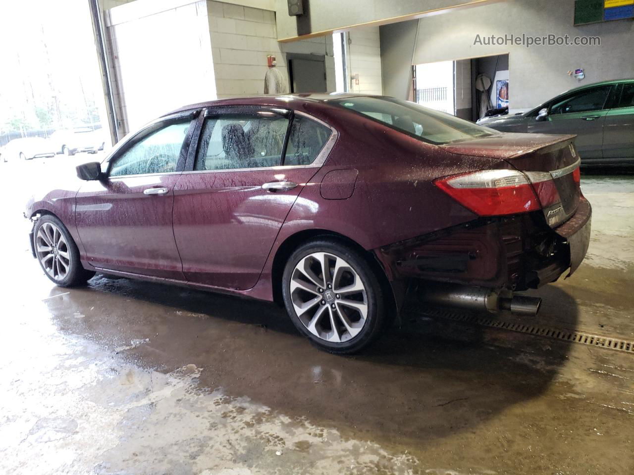 2014 Honda Accord Sport Бордовый vin: 1HGCR2F55EA107811