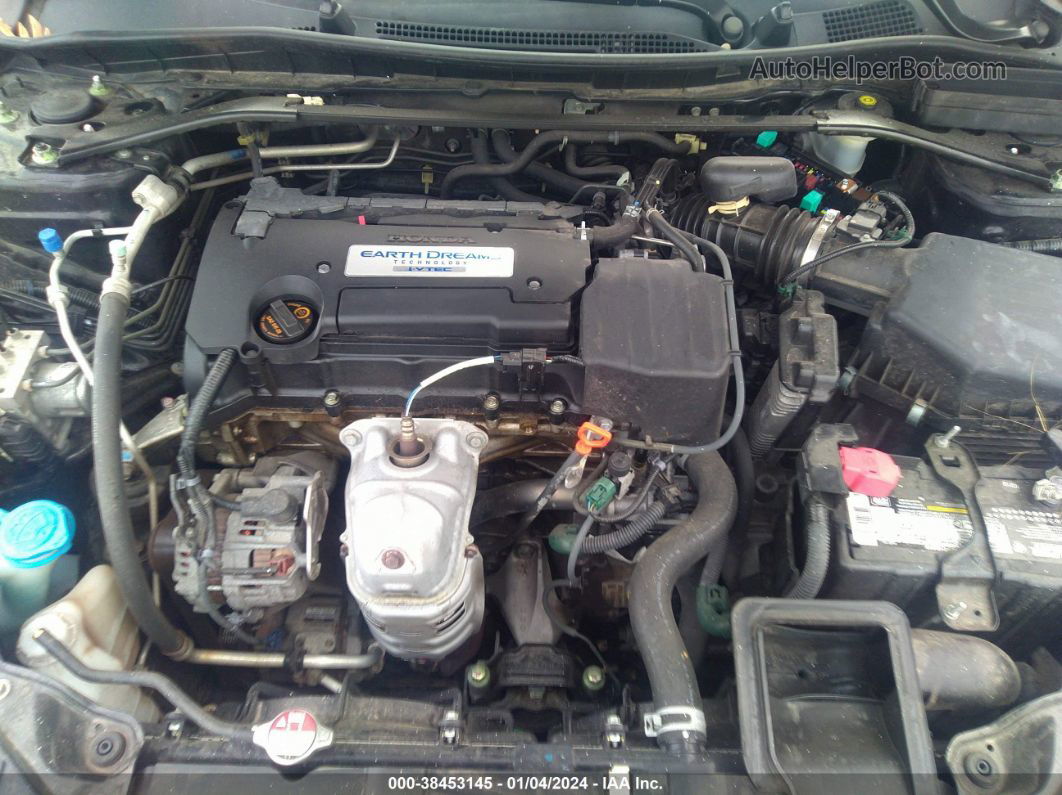 2014 Honda Accord Sport Черный vin: 1HGCR2F55EA142008