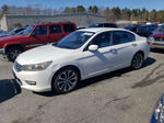 2014 Honda Accord Sport White vin: 1HGCR2F55EA143613