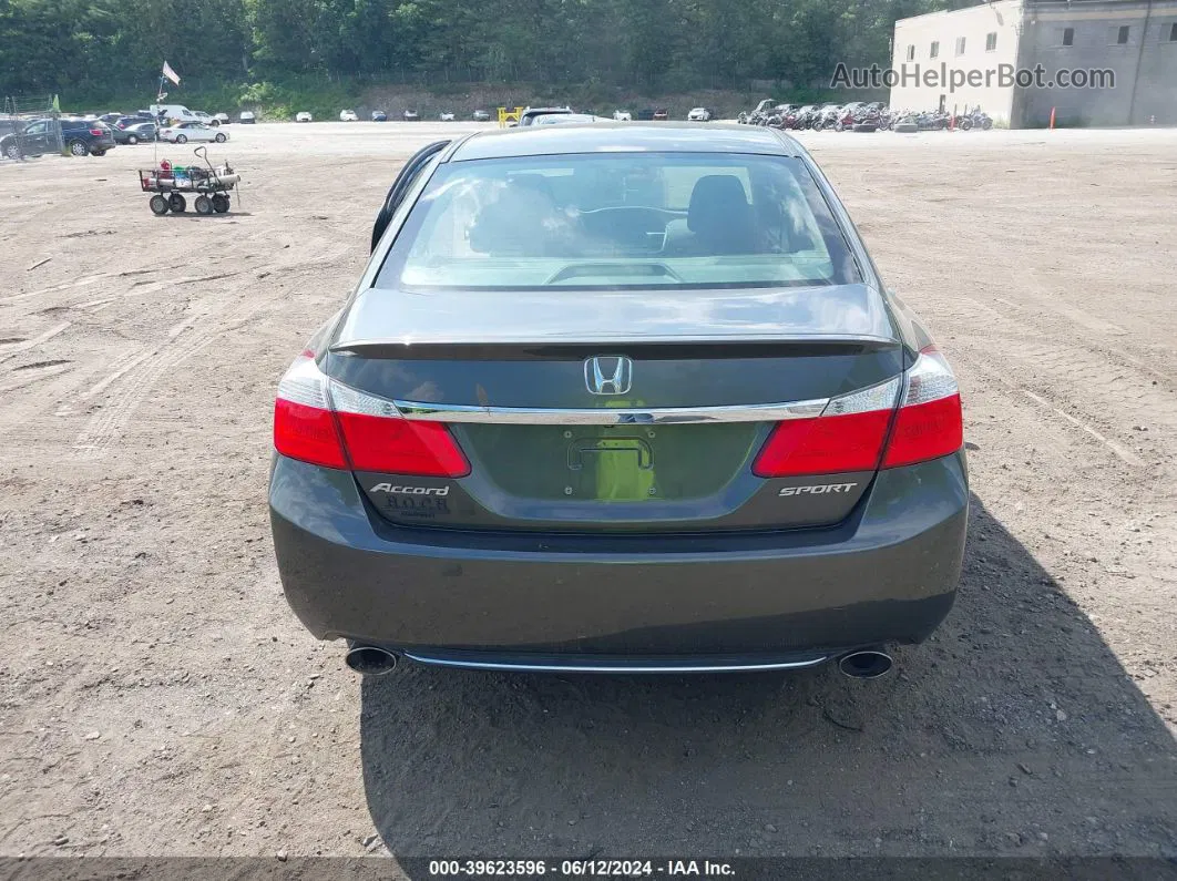 2014 Honda Accord Sport Gray vin: 1HGCR2F55EA152327