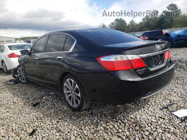 2014 Honda Accord Sport Черный vin: 1HGCR2F55EA228340