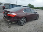 2015 Honda Accord Sport Burgundy vin: 1HGCR2F55FA045389