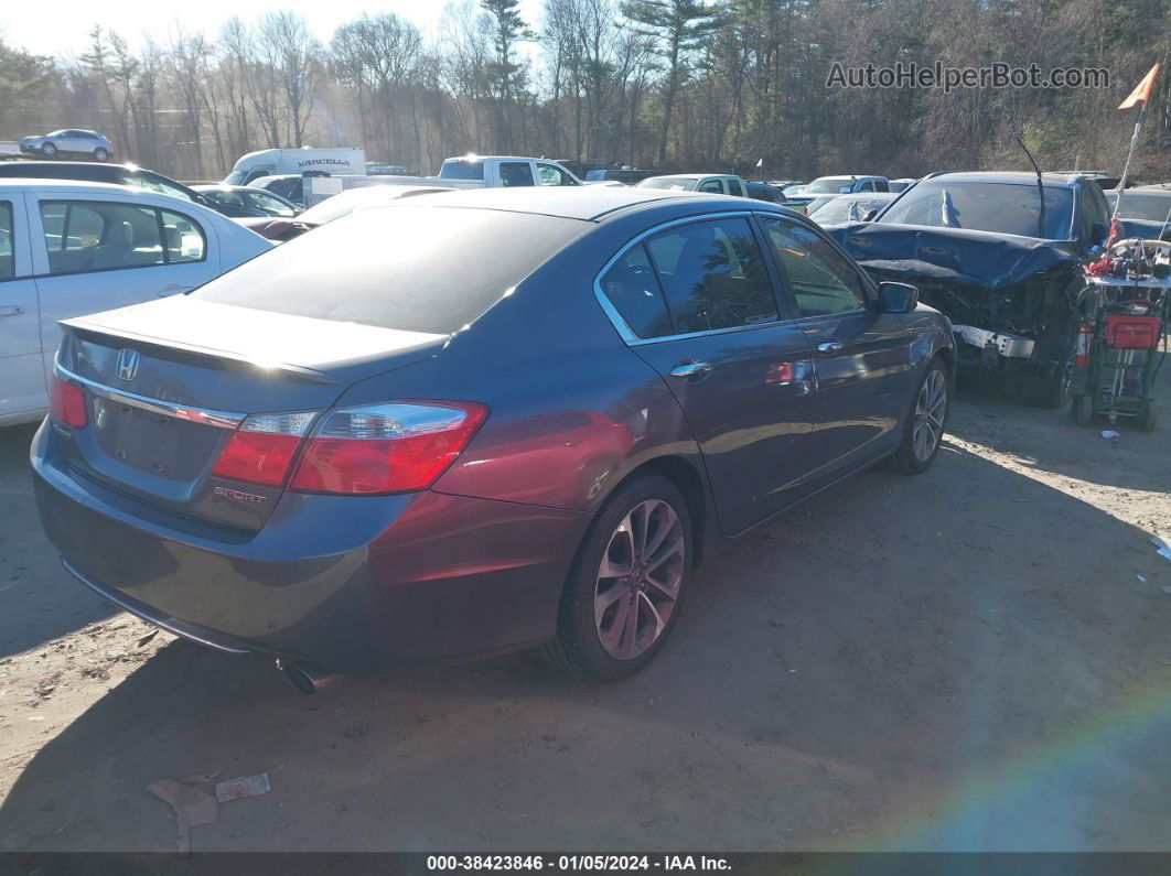 2015 Honda Accord Sport Gray vin: 1HGCR2F55FA158971