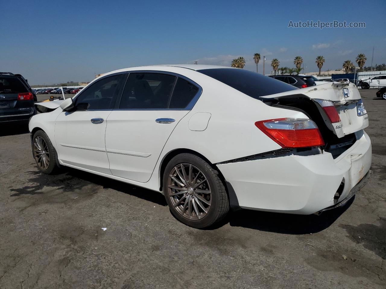 2015 Honda Accord Sport White vin: 1HGCR2F55FA160784