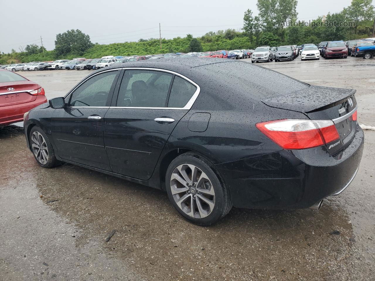 2015 Honda Accord Sport Black vin: 1HGCR2F55FA221051