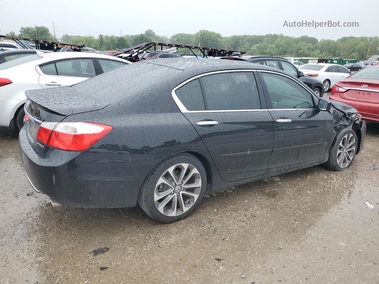 2015 Honda Accord Sport Black vin: 1HGCR2F55FA221051