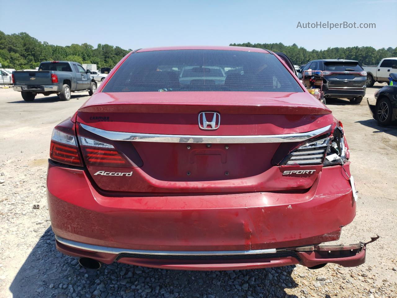 2016 Honda Accord Sport Red vin: 1HGCR2F55GA166599