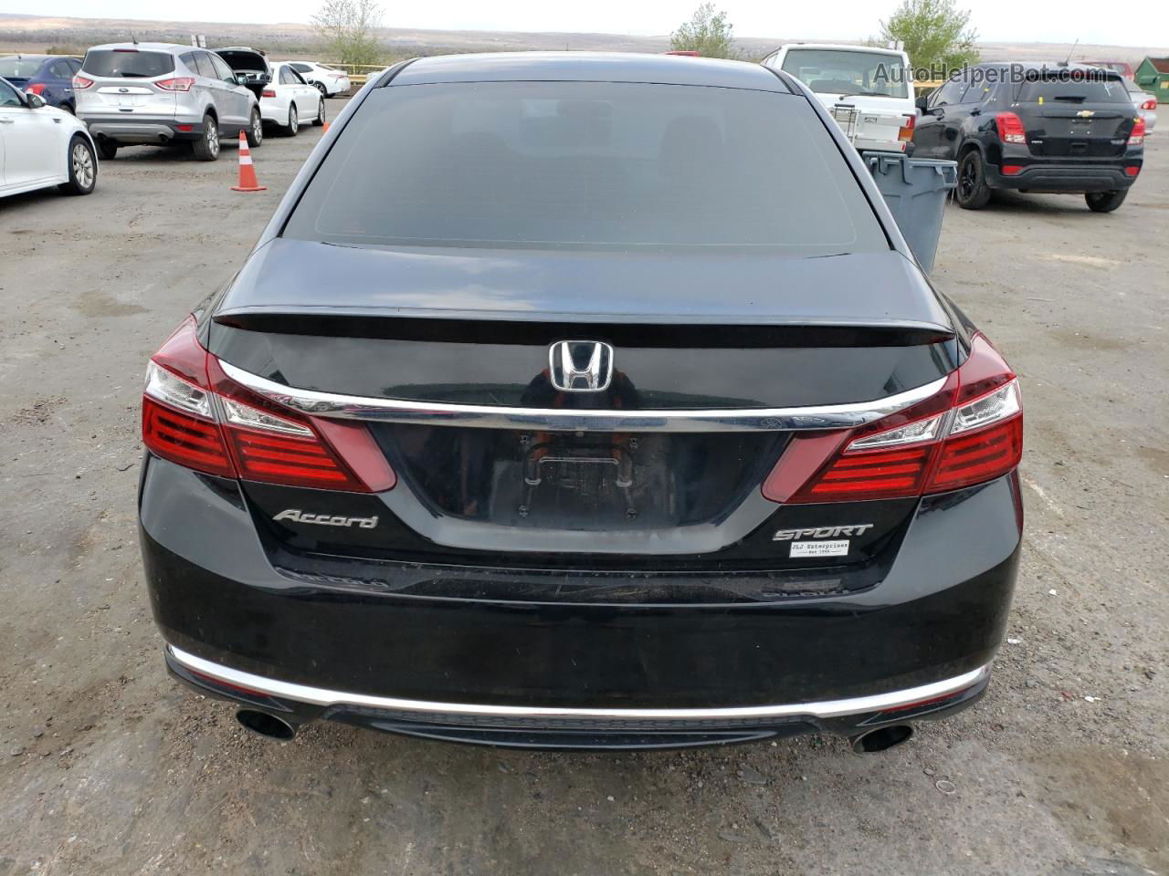 2017 Honda Accord Sport Black vin: 1HGCR2F55HA022813