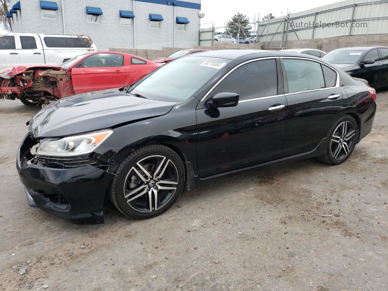 2017 Honda Accord Sport Black vin: 1HGCR2F55HA022813