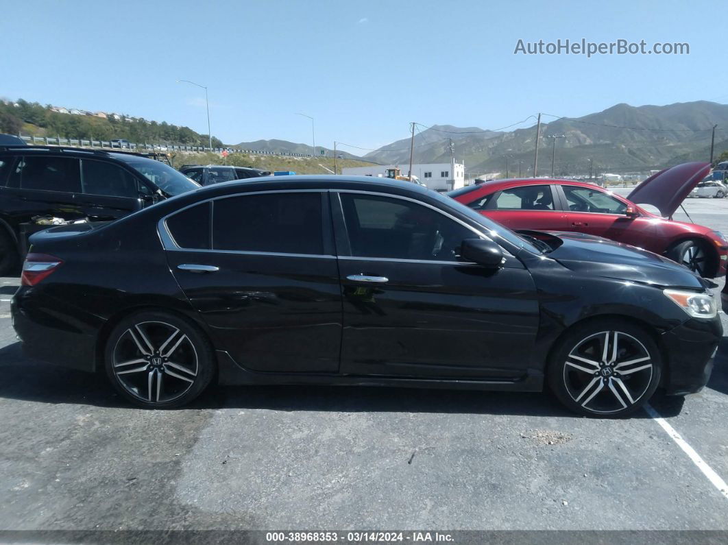 2017 Honda Accord Sport Black vin: 1HGCR2F55HA058629