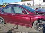 2017 Honda Accord Sedan Sport Burgundy vin: 1HGCR2F55HA083644