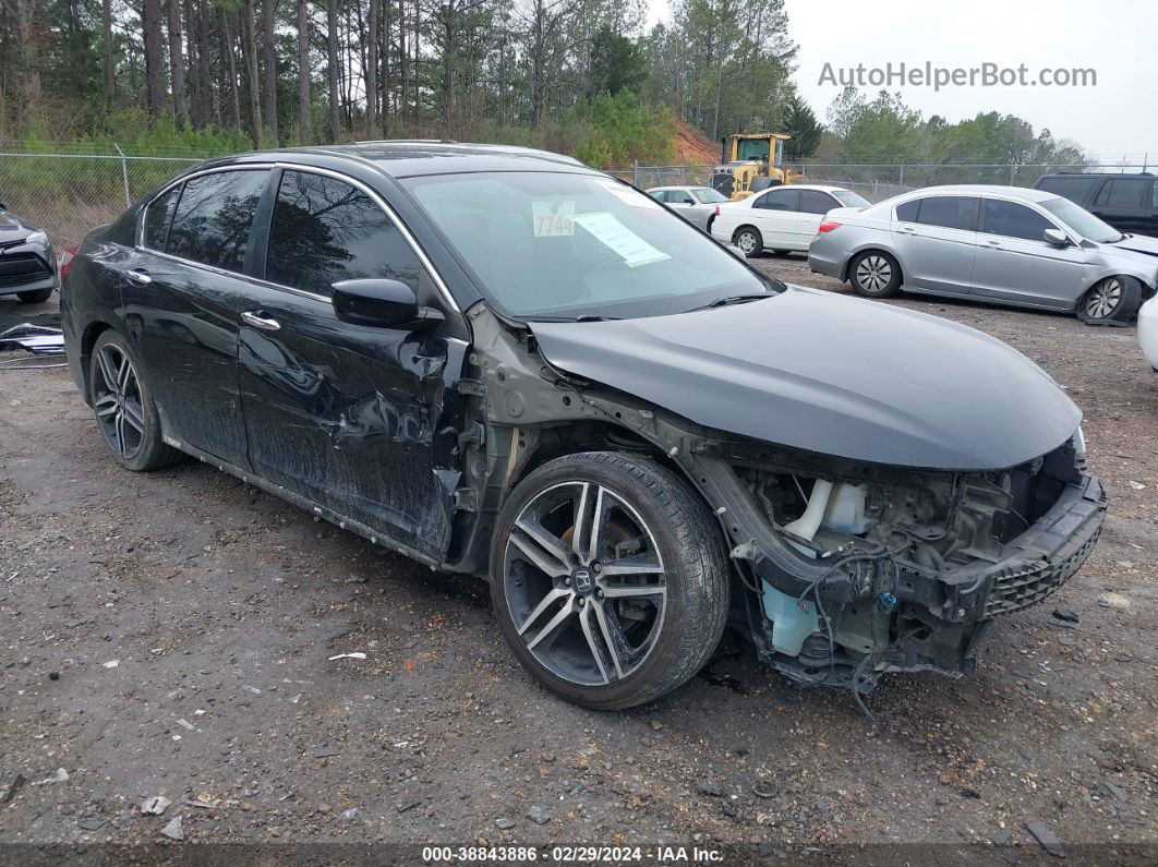 2017 Honda Accord Sport Black vin: 1HGCR2F55HA170427