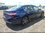 2017 Honda Accord Sport Dark Blue vin: 1HGCR2F55HA213308