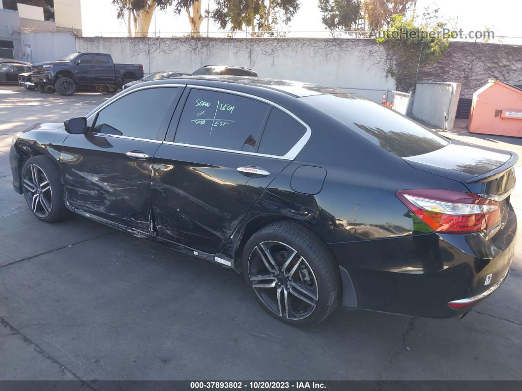 2017 Honda Accord Sport Black vin: 1HGCR2F55HA296805