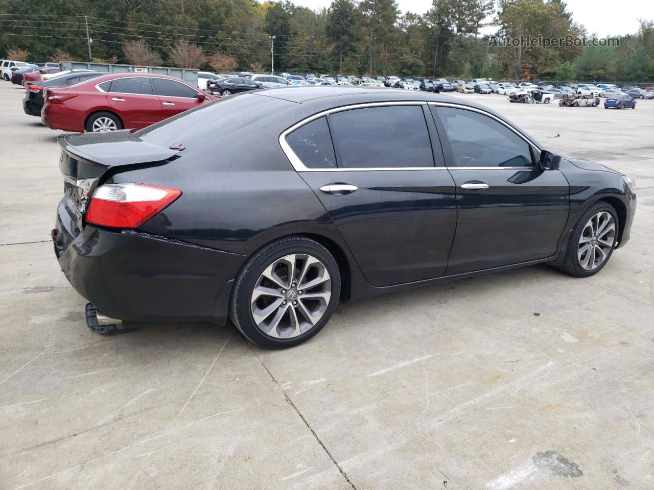 2014 Honda Accord Sport Black vin: 1HGCR2F56EA006194