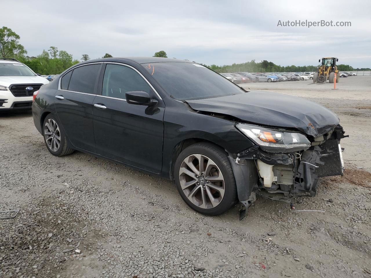 2014 Honda Accord Sport Black vin: 1HGCR2F56EA028616