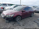 2014 Honda Accord Sport Burgundy vin: 1HGCR2F56EA035226