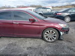 2014 Honda Accord Sport Burgundy vin: 1HGCR2F56EA035226