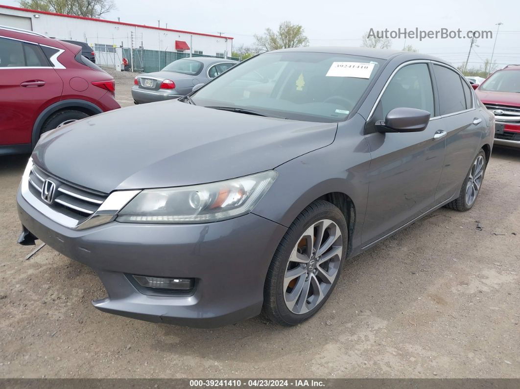 2014 Honda Accord Sport Blue vin: 1HGCR2F56EA120423