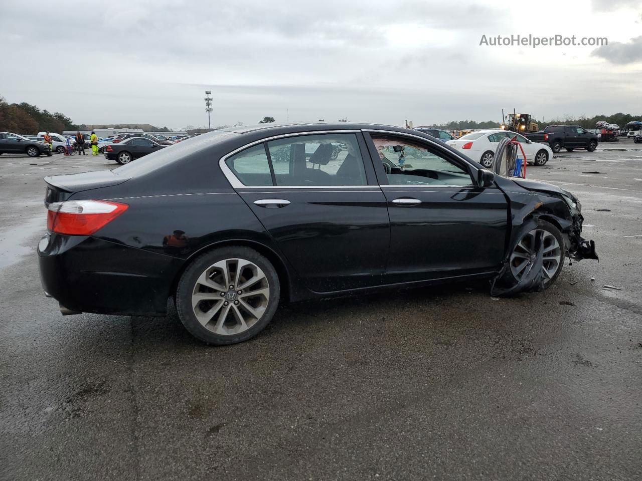 2014 Honda Accord Sport Black vin: 1HGCR2F56EA216276