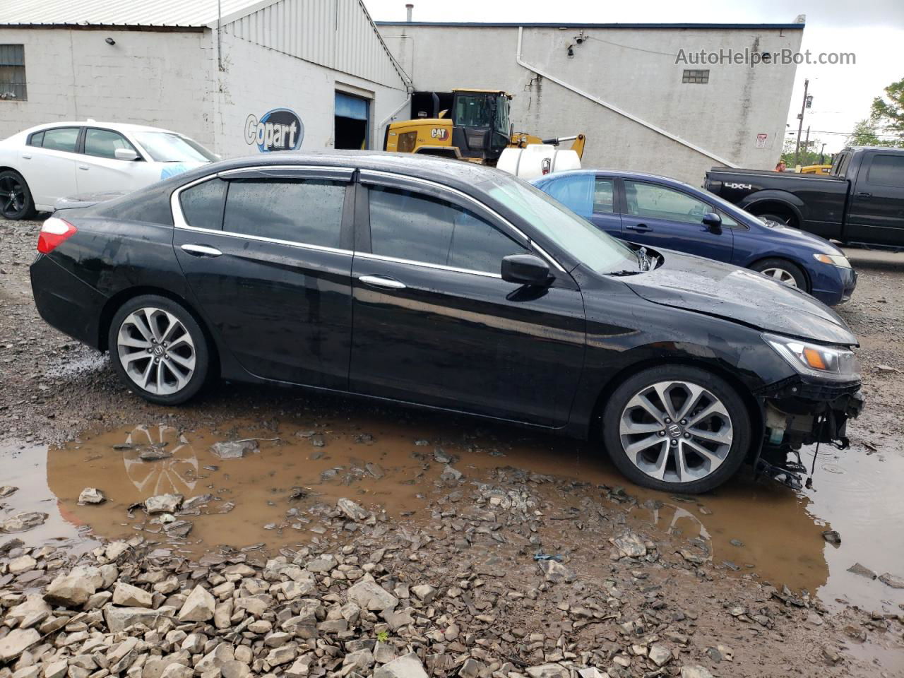 2014 Honda Accord Sport Black vin: 1HGCR2F56EA270970