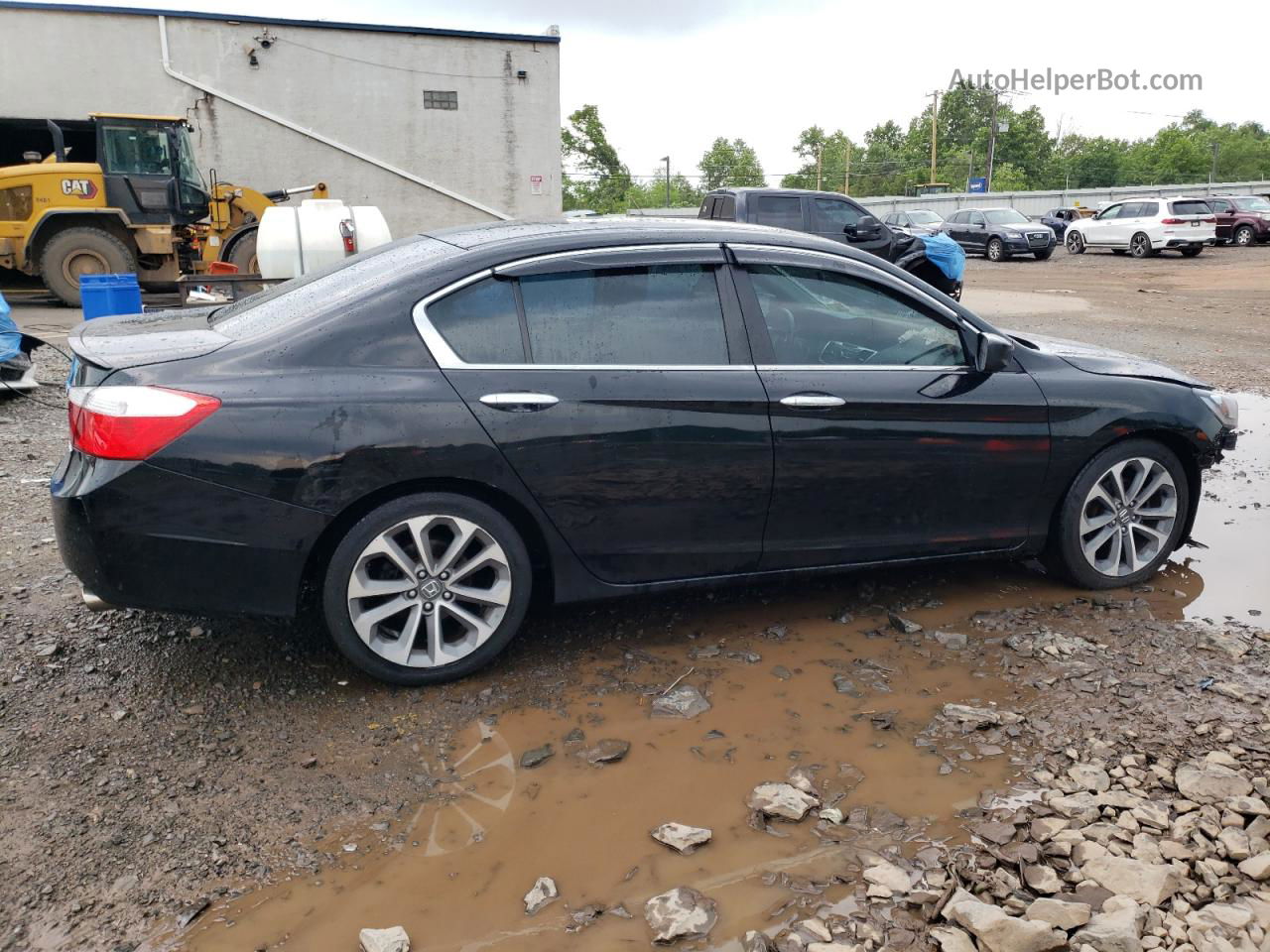 2014 Honda Accord Sport Black vin: 1HGCR2F56EA270970