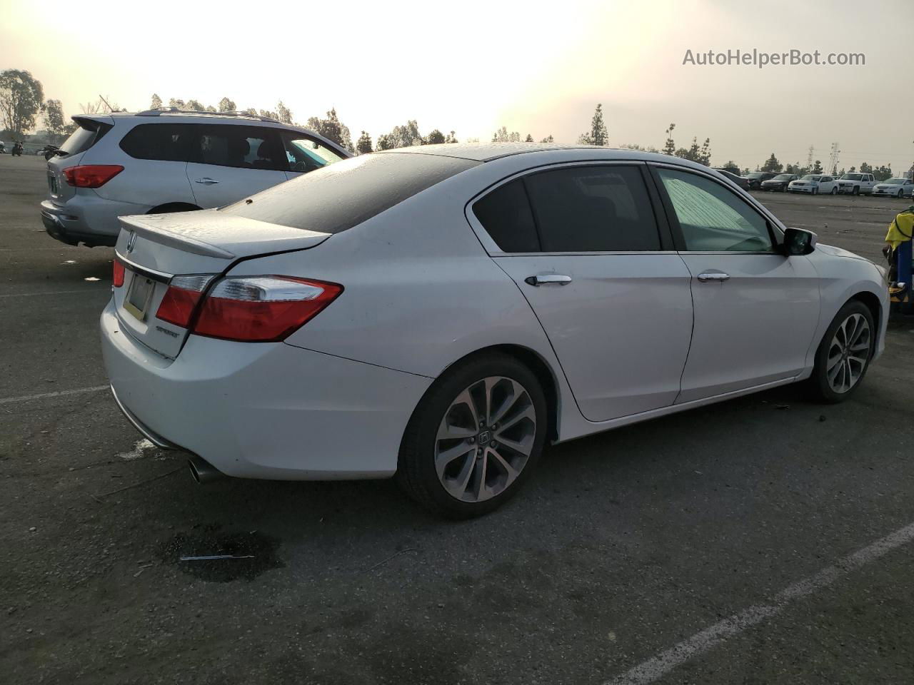 2014 Honda Accord Sport Белый vin: 1HGCR2F56EA282536