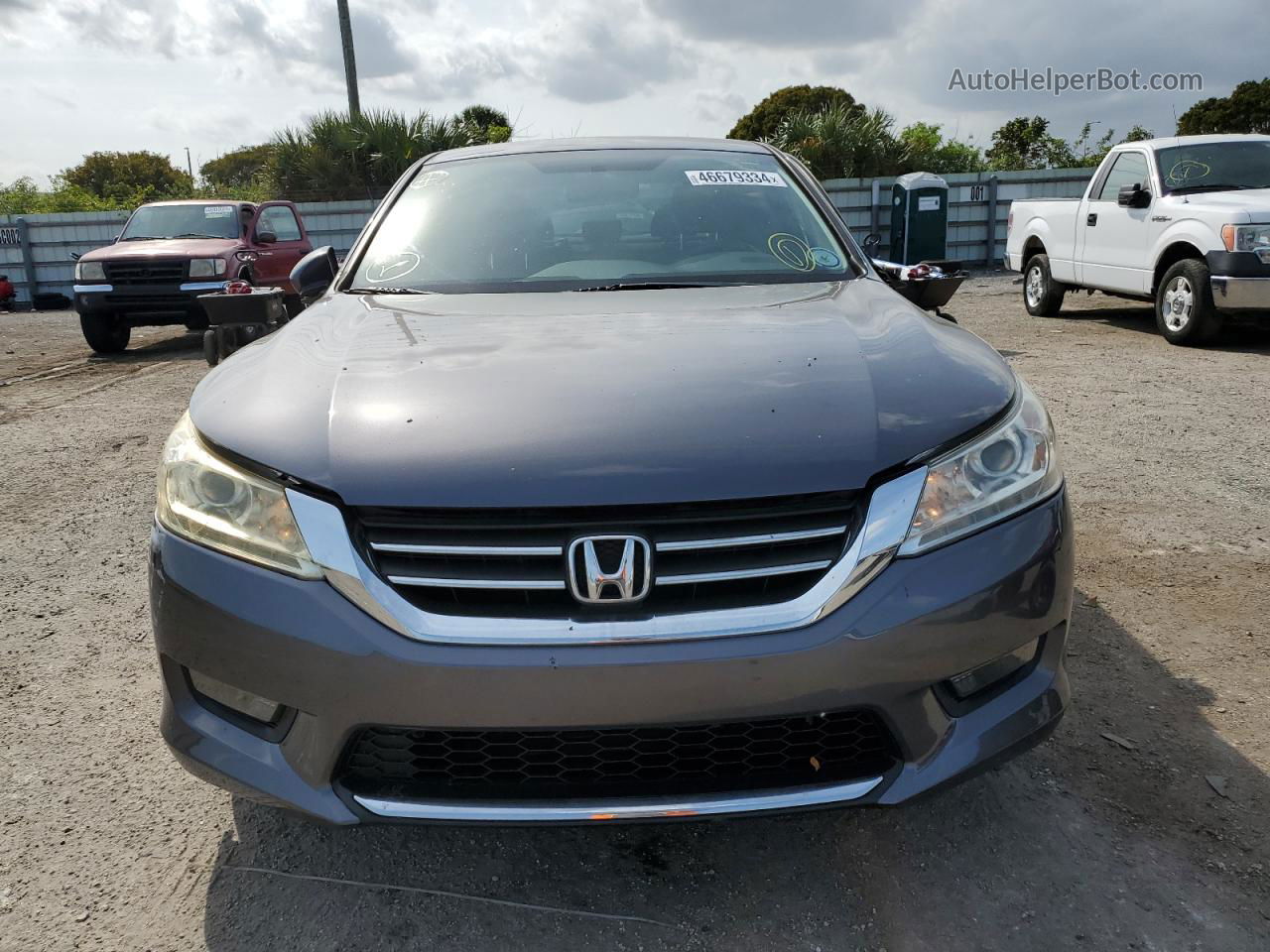 2014 Honda Accord Sport Gray vin: 1HGCR2F56EA304664