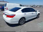 2015 Honda Accord Sport White vin: 1HGCR2F56FA128278