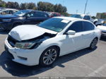 2015 Honda Accord Sport White vin: 1HGCR2F56FA128278