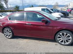 2015 Honda Accord Sport Burgundy vin: 1HGCR2F56FA135683