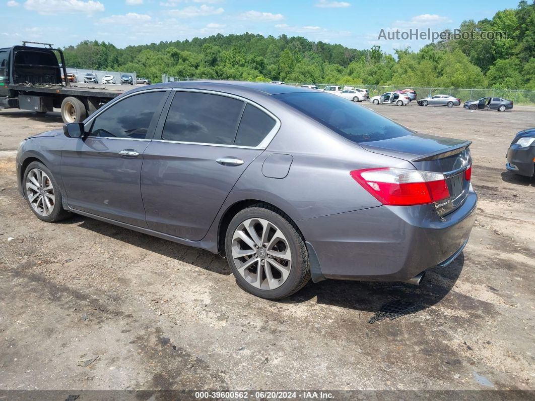 2015 Honda Accord Sport Gray vin: 1HGCR2F56FA164312