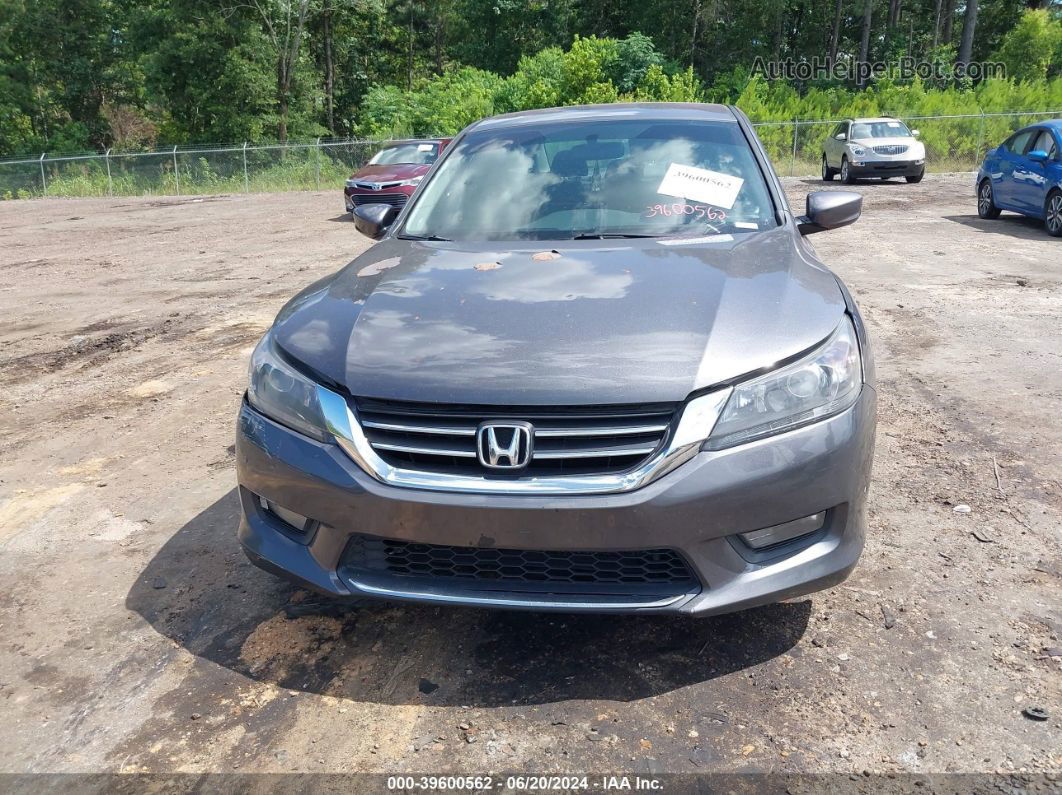 2015 Honda Accord Sport Gray vin: 1HGCR2F56FA164312