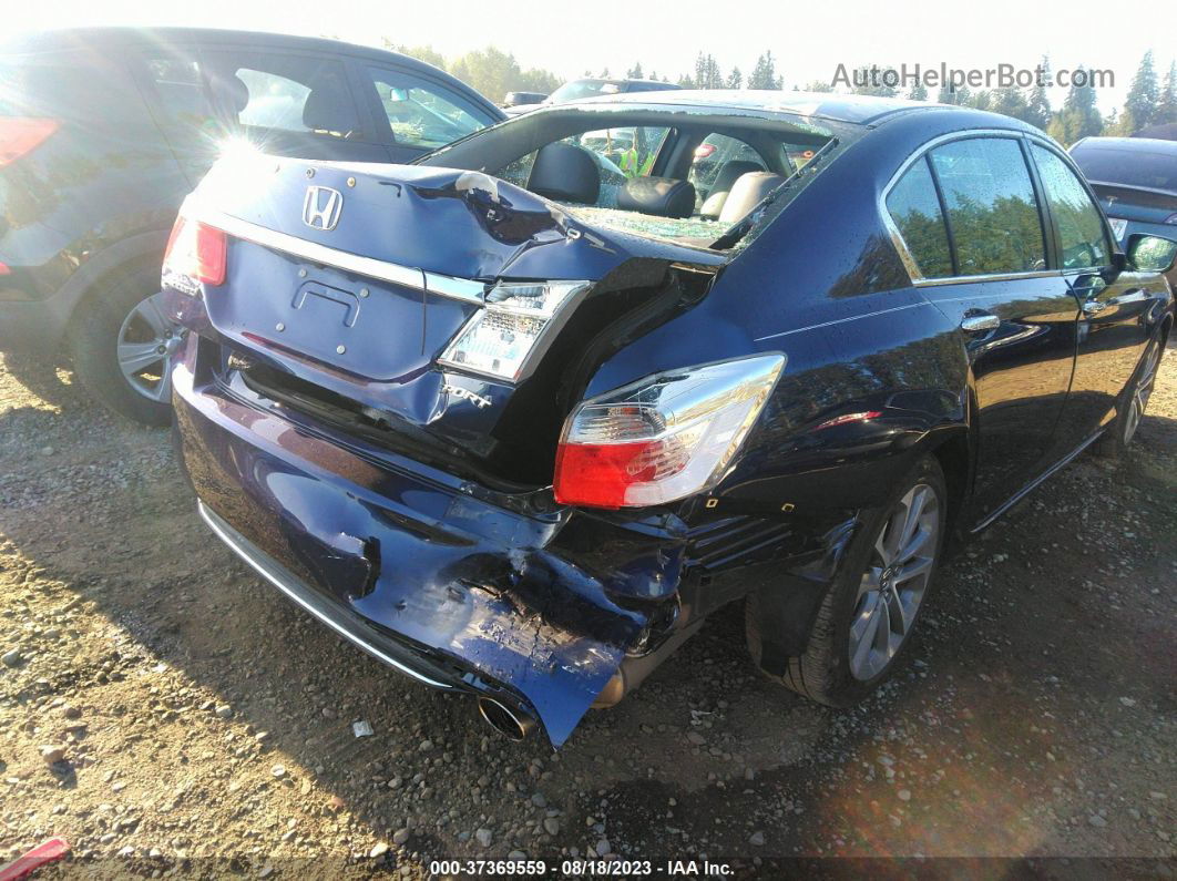 2015 Honda Accord Sedan Sport Blue vin: 1HGCR2F56FA167176