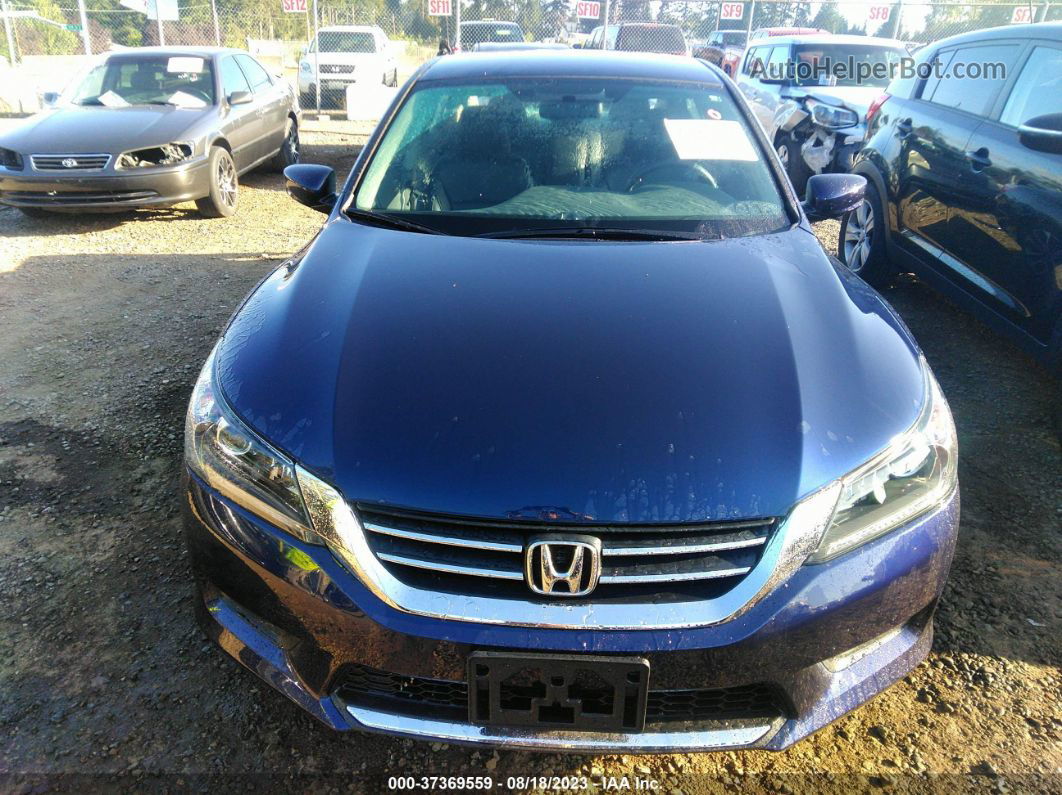 2015 Honda Accord Sedan Sport Blue vin: 1HGCR2F56FA167176