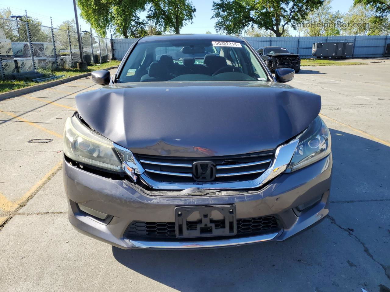 2015 Honda Accord Sport Gray vin: 1HGCR2F56FA173267