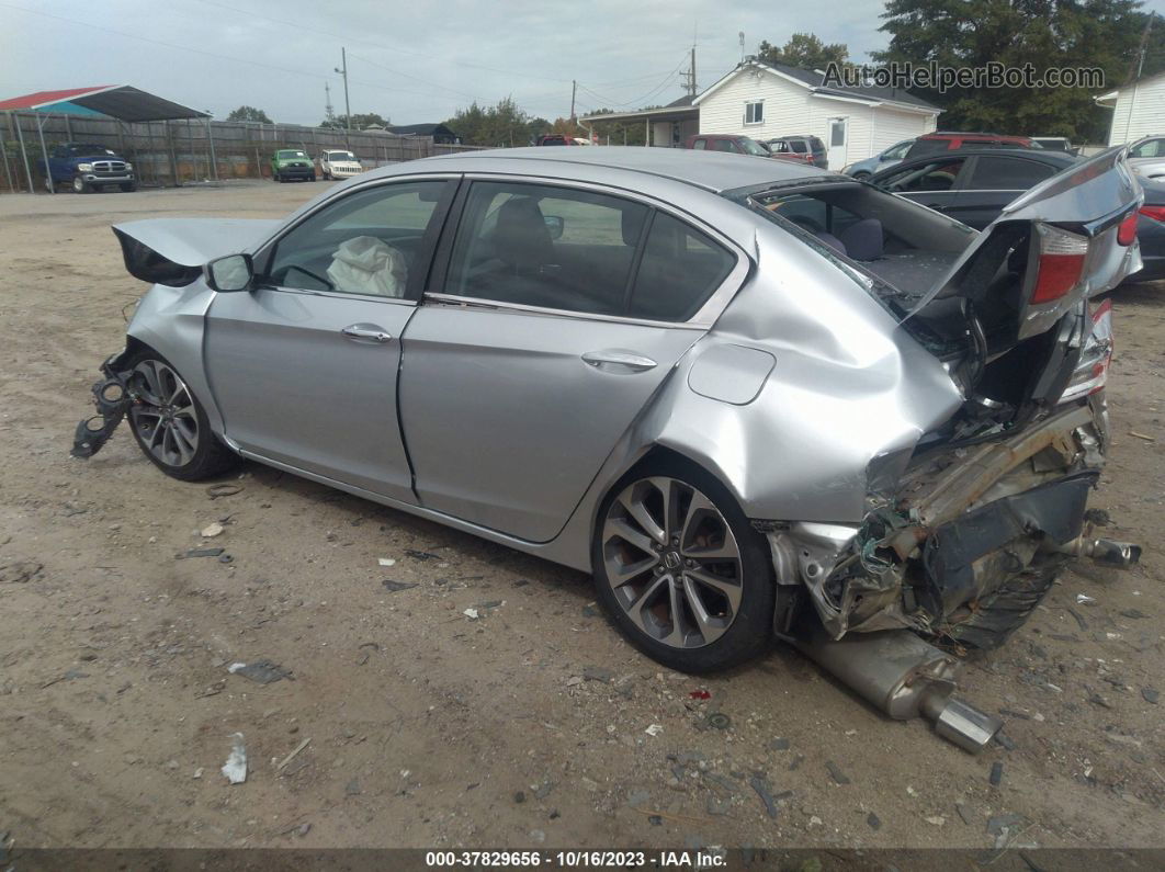 2015 Honda Accord Sport Silver vin: 1HGCR2F56FA176394