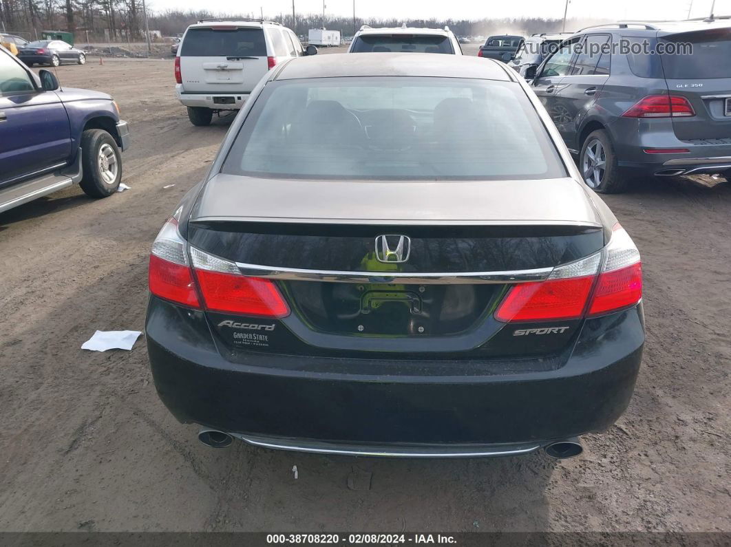 2015 Honda Accord Sport Black vin: 1HGCR2F56FA199187