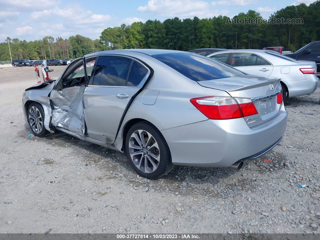 2015 Honda Accord Sport Silver vin: 1HGCR2F56FA203772