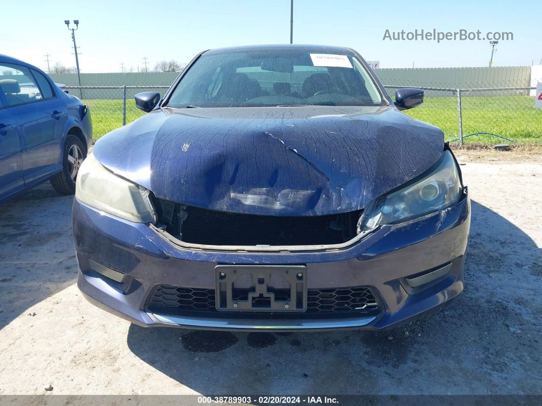 2015 Honda Accord Sport Blue vin: 1HGCR2F56FA253927