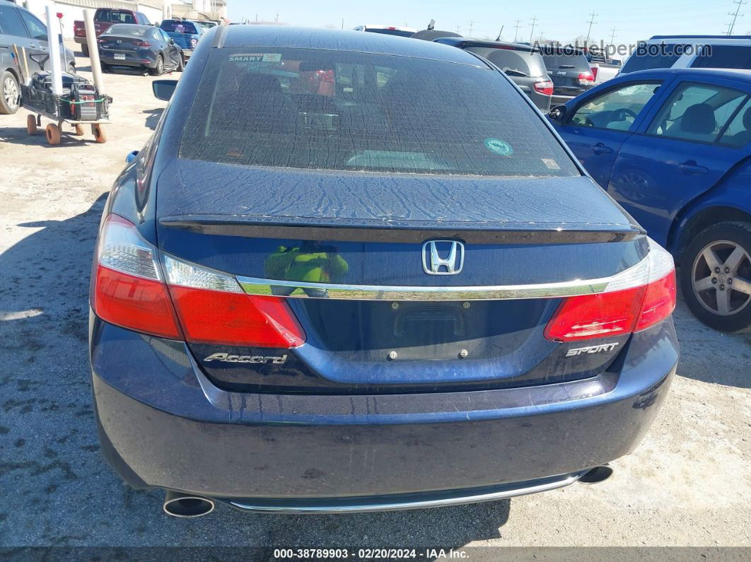 2015 Honda Accord Sport Blue vin: 1HGCR2F56FA253927