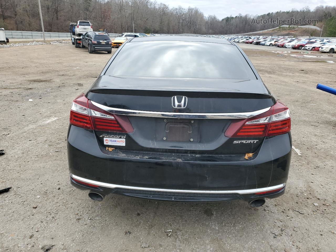 2017 Honda Accord Sport Black vin: 1HGCR2F56HA029639