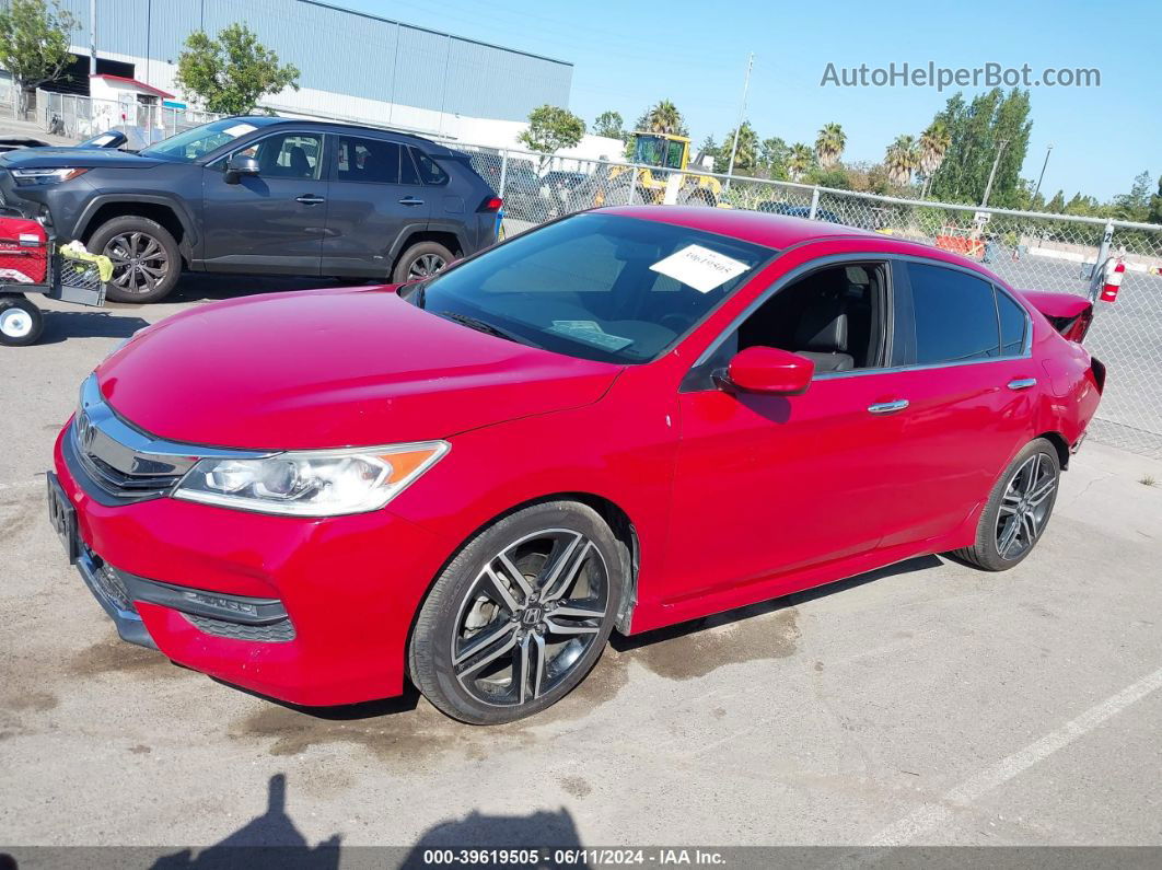 2017 Honda Accord Sport Red vin: 1HGCR2F56HA048787