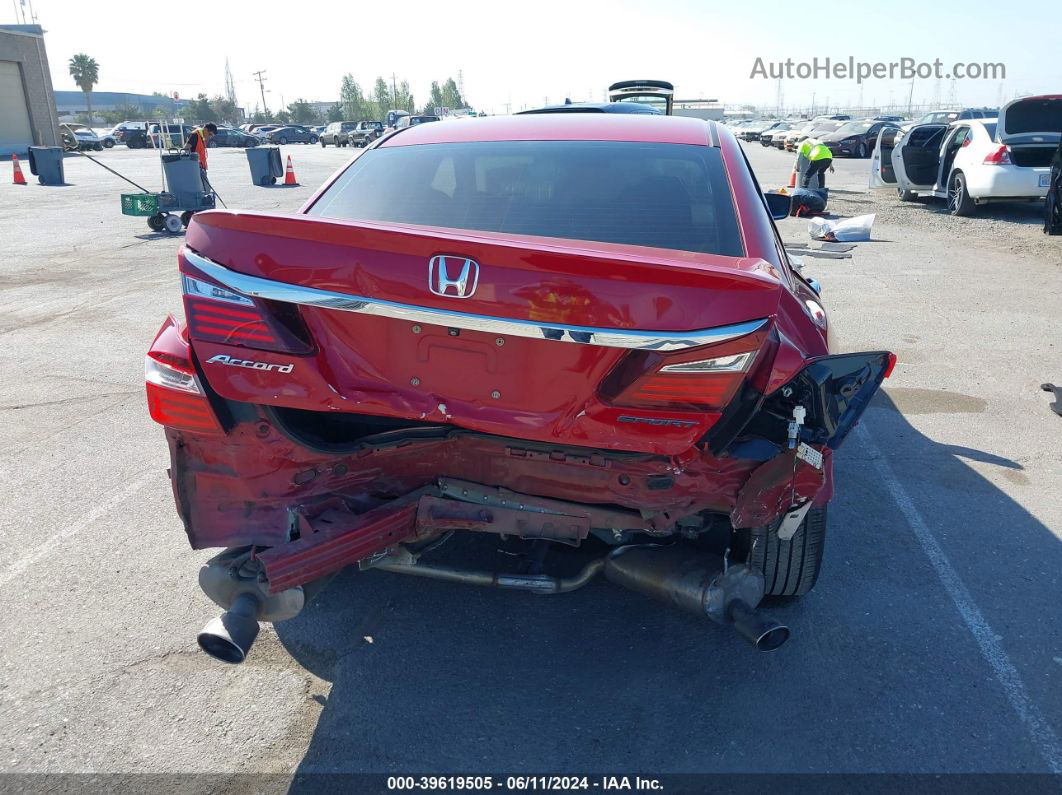 2017 Honda Accord Sport Red vin: 1HGCR2F56HA048787