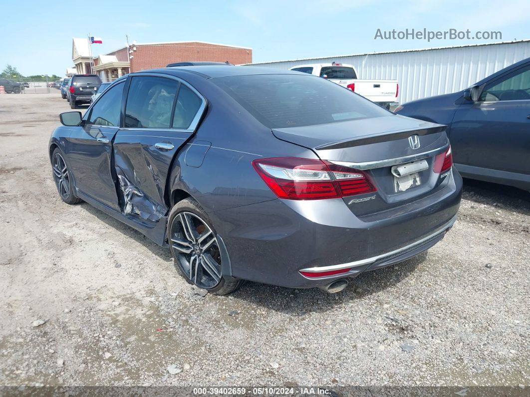 2017 Honda Accord Sport Silver vin: 1HGCR2F56HA099691