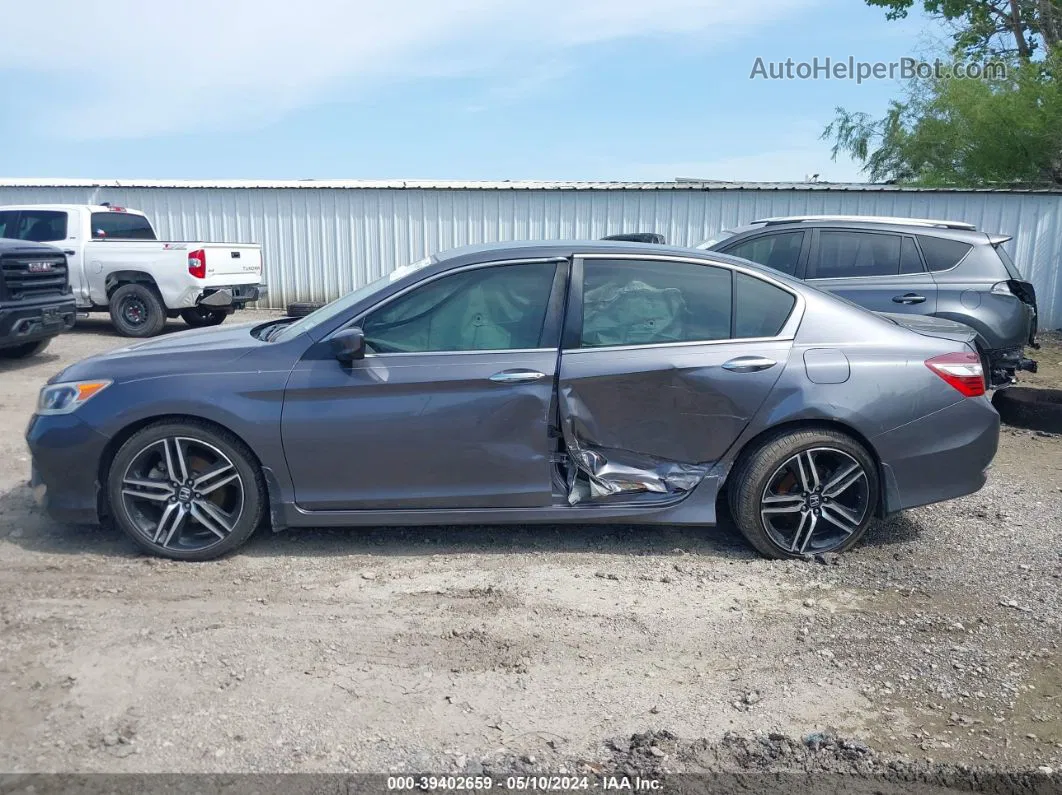 2017 Honda Accord Sport Silver vin: 1HGCR2F56HA099691