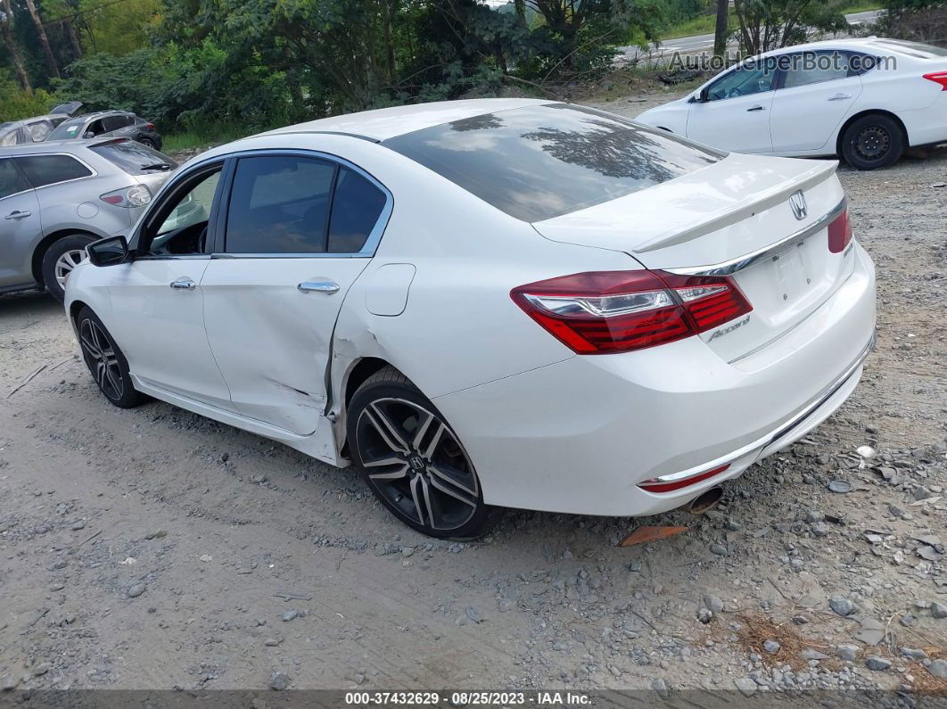 2017 Honda Accord Sport White vin: 1HGCR2F56HA178388