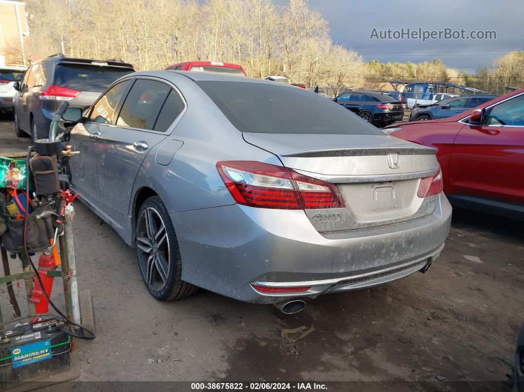 2017 Honda Accord Sport Silver vin: 1HGCR2F56HA196356